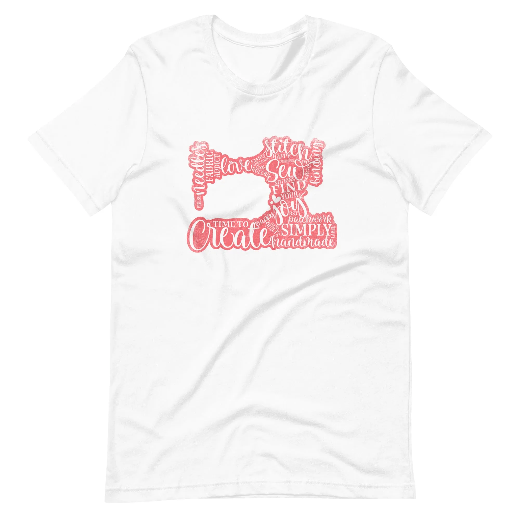 SEW ON T-SHIRT - CORAL