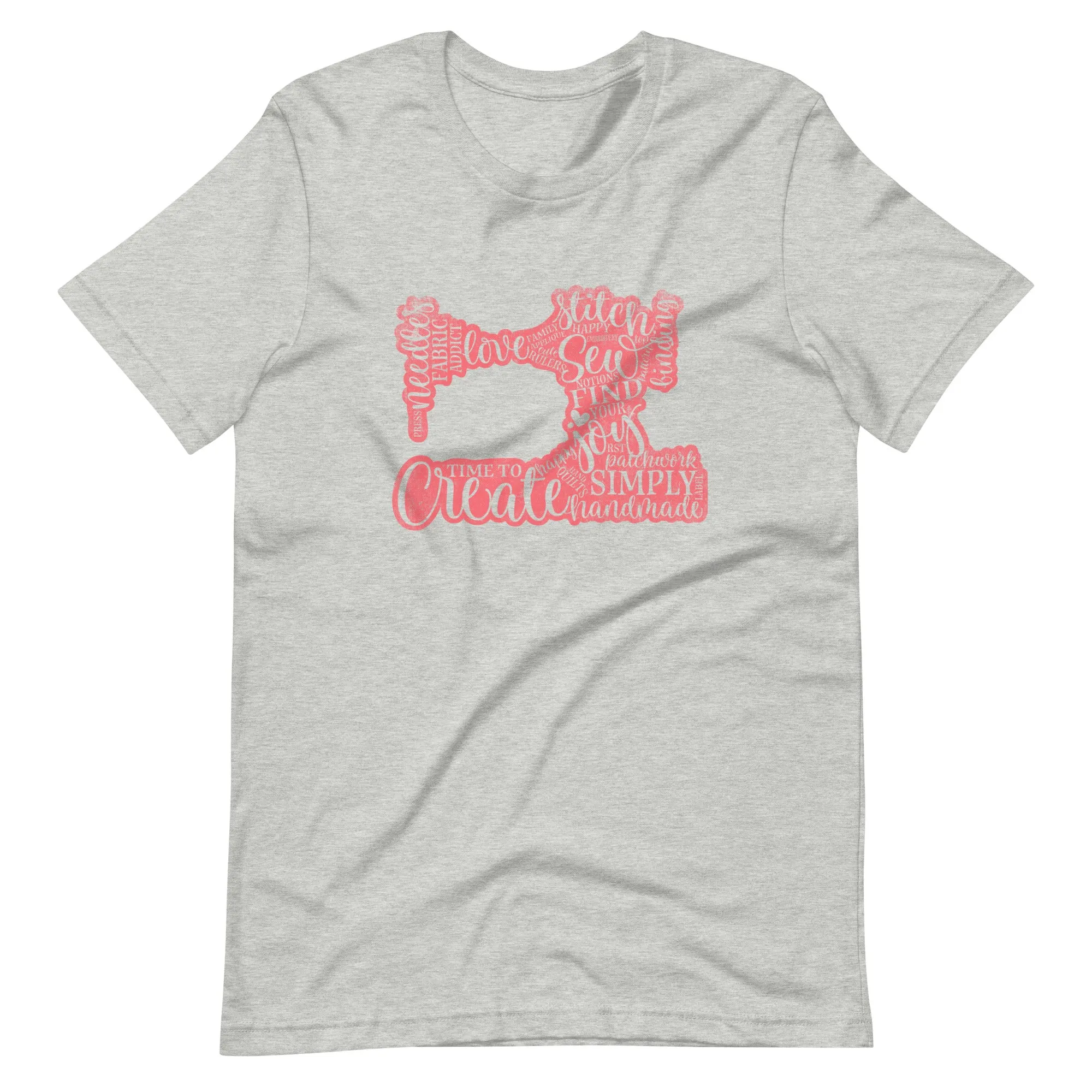 SEW ON T-SHIRT - CORAL