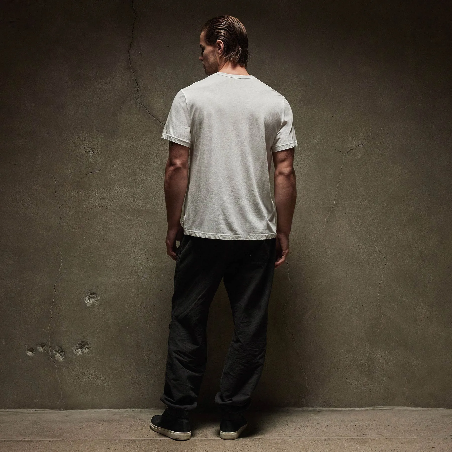 Short Sleeve Crew Neck - White