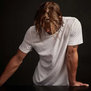 Short Sleeve Crew Neck - White