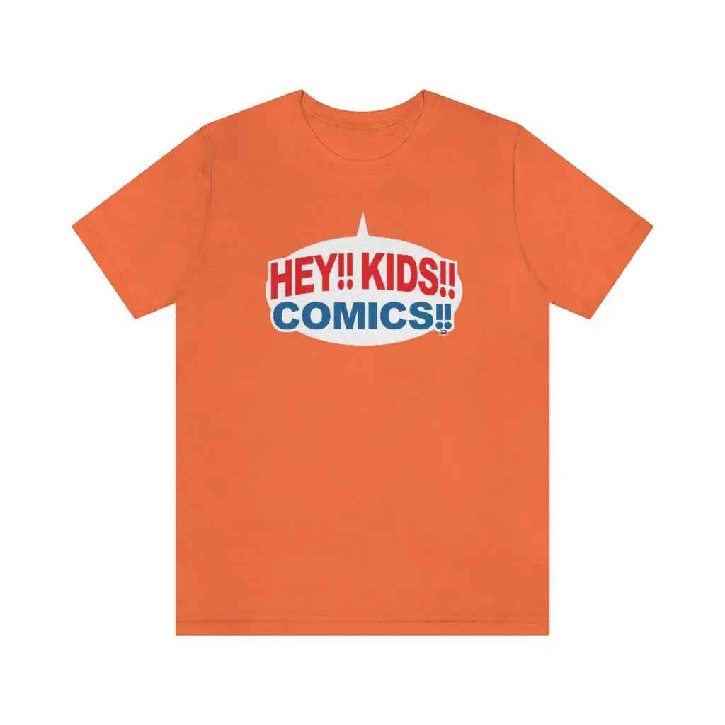 SoundFX HEY!! KIDS!! COMICS!! Unisex Jersey Short Sleeve Tee
