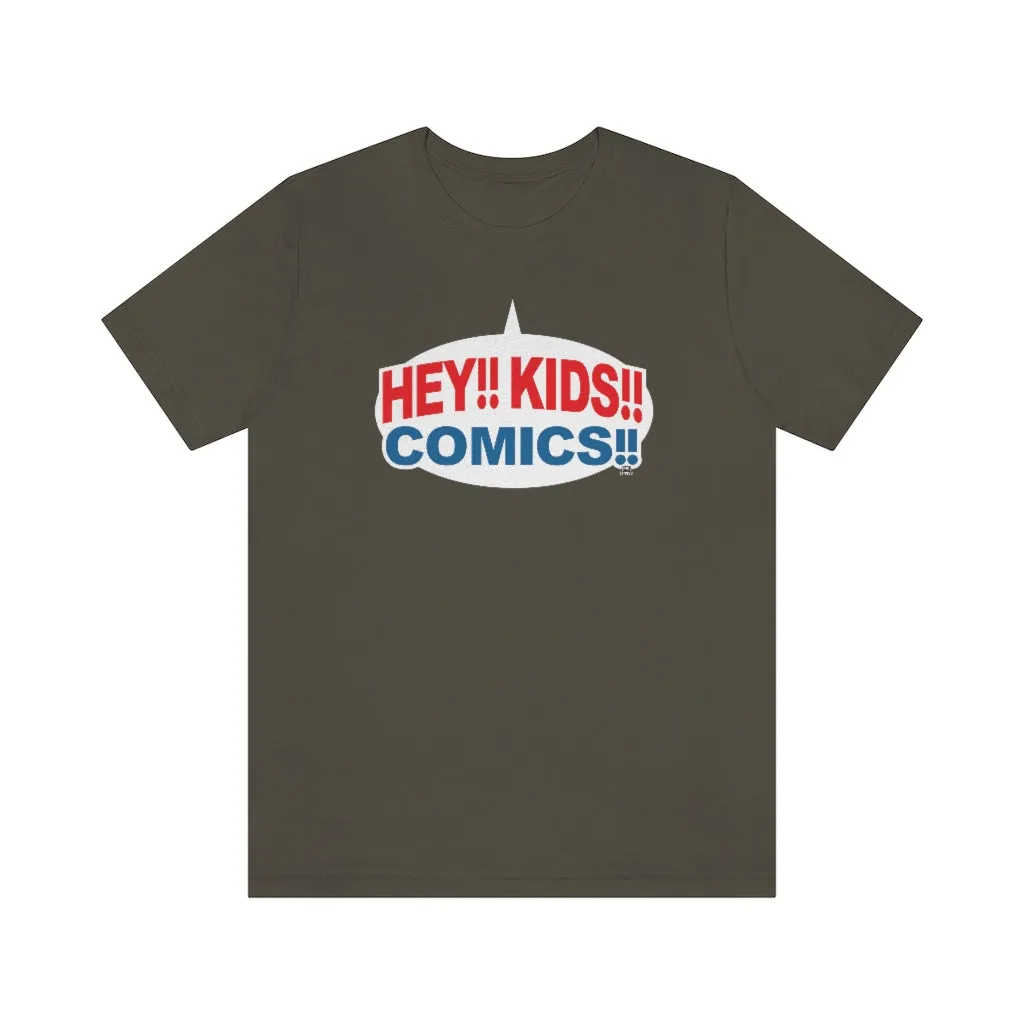 SoundFX HEY!! KIDS!! COMICS!! Unisex Jersey Short Sleeve Tee