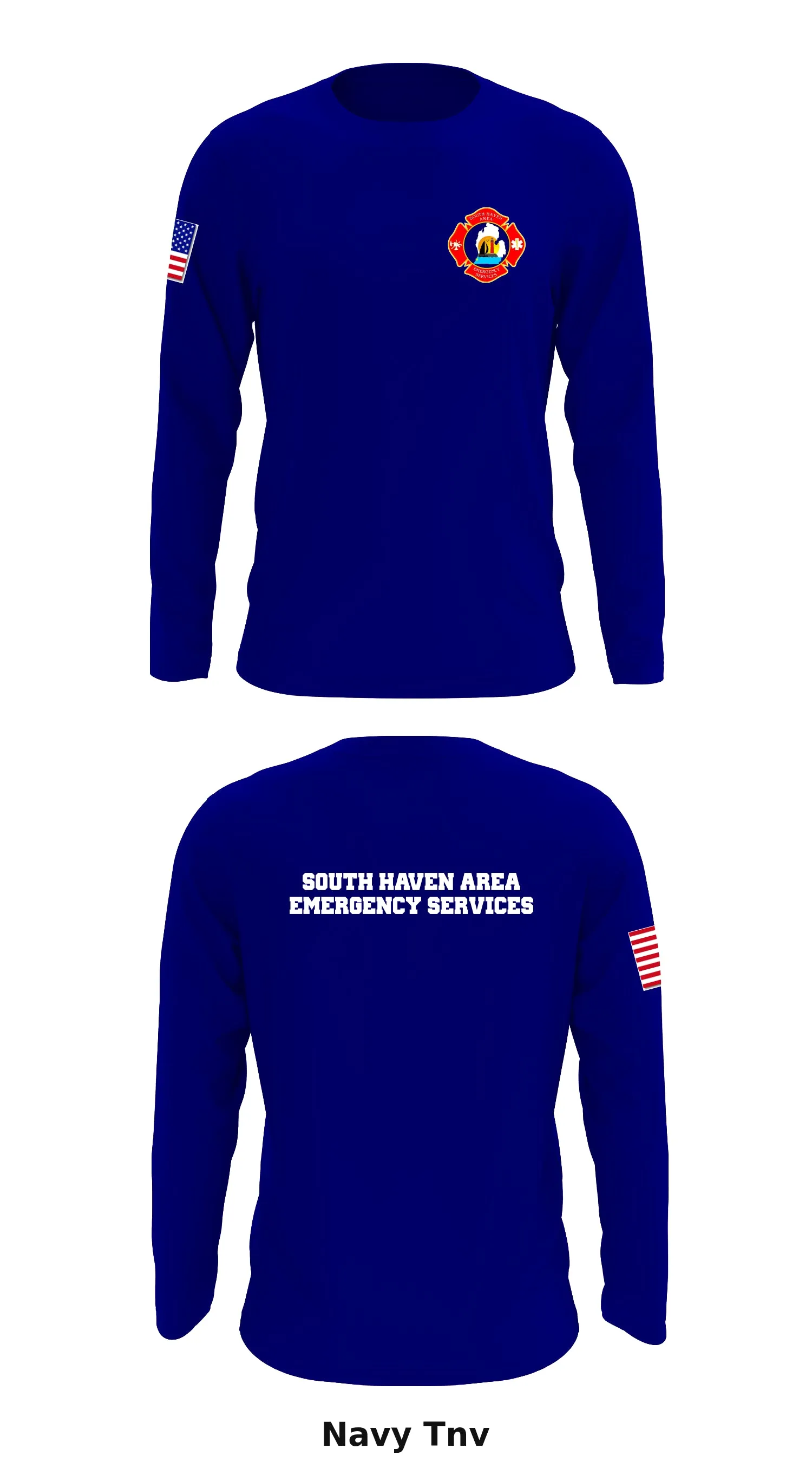 South Haven Area Emergency Services Store 1 Core Men's LS Performance Tee - Tnv