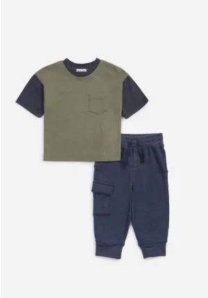 Splendid Toddler Boy Colorblock Tee Set
