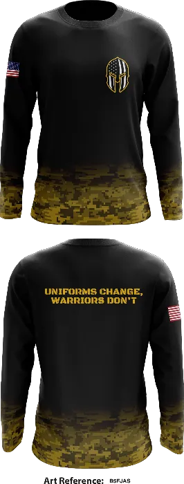 St. Paul Army Recruiting Company “Spartans” Core Men's LS Performance Tee - b5fJas