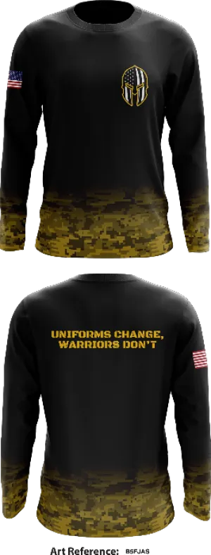 St. Paul Army Recruiting Company “Spartans” Core Men's LS Performance Tee - b5fJas