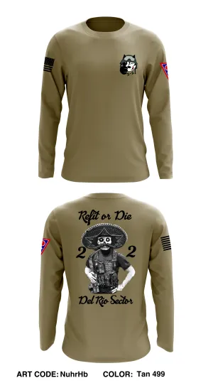 Tf East, 838th MP Co Core Men's LS Performance Tee - NuhrHb