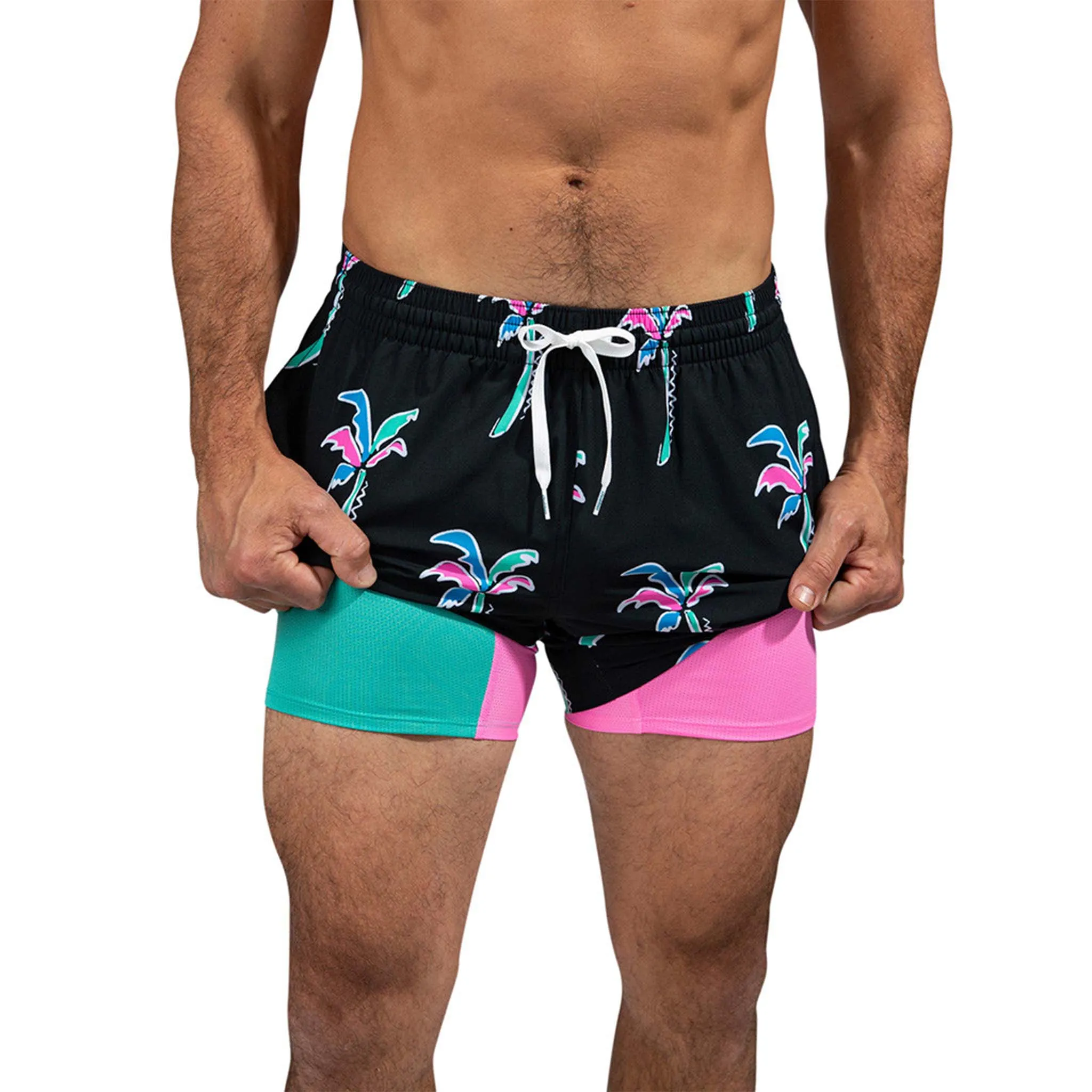 The Havana Nights Lined 5.5 inch Swim Shorts