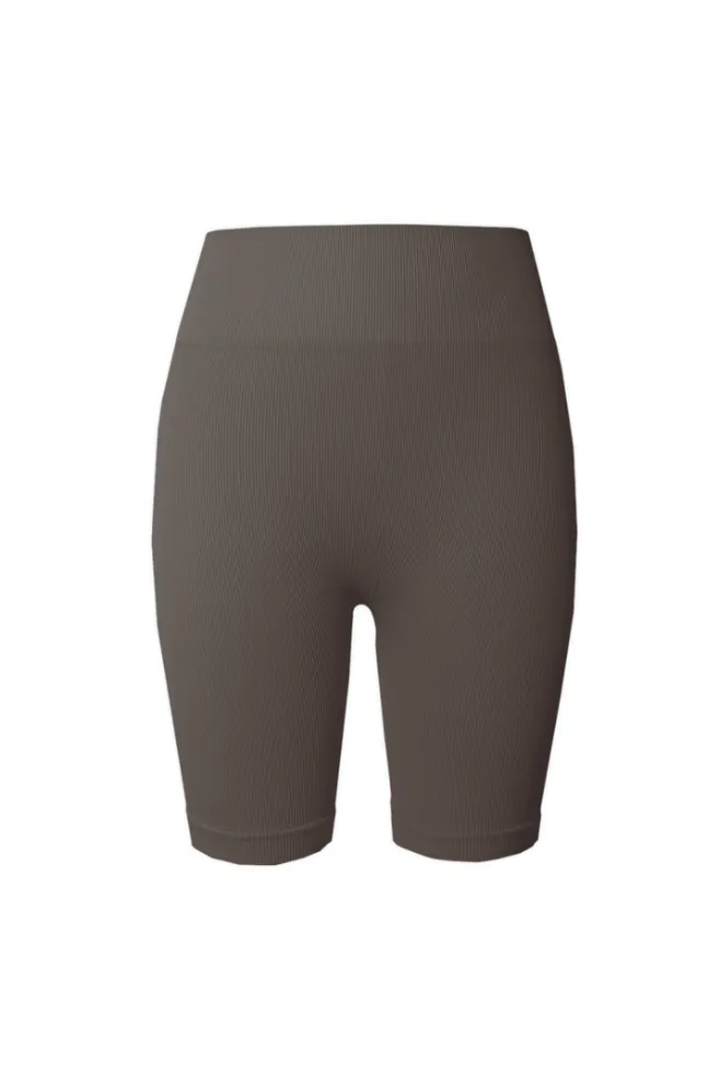 The Nova Ribbed High Waist Biker Shorts