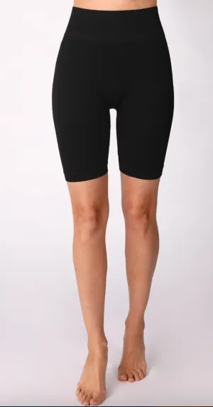 The Nova Ribbed High Waist Biker Shorts