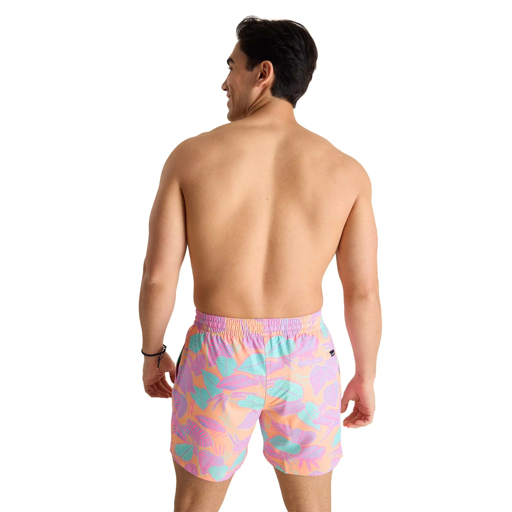 The Posh Palms Lined 5.5 inch Swim Shorts