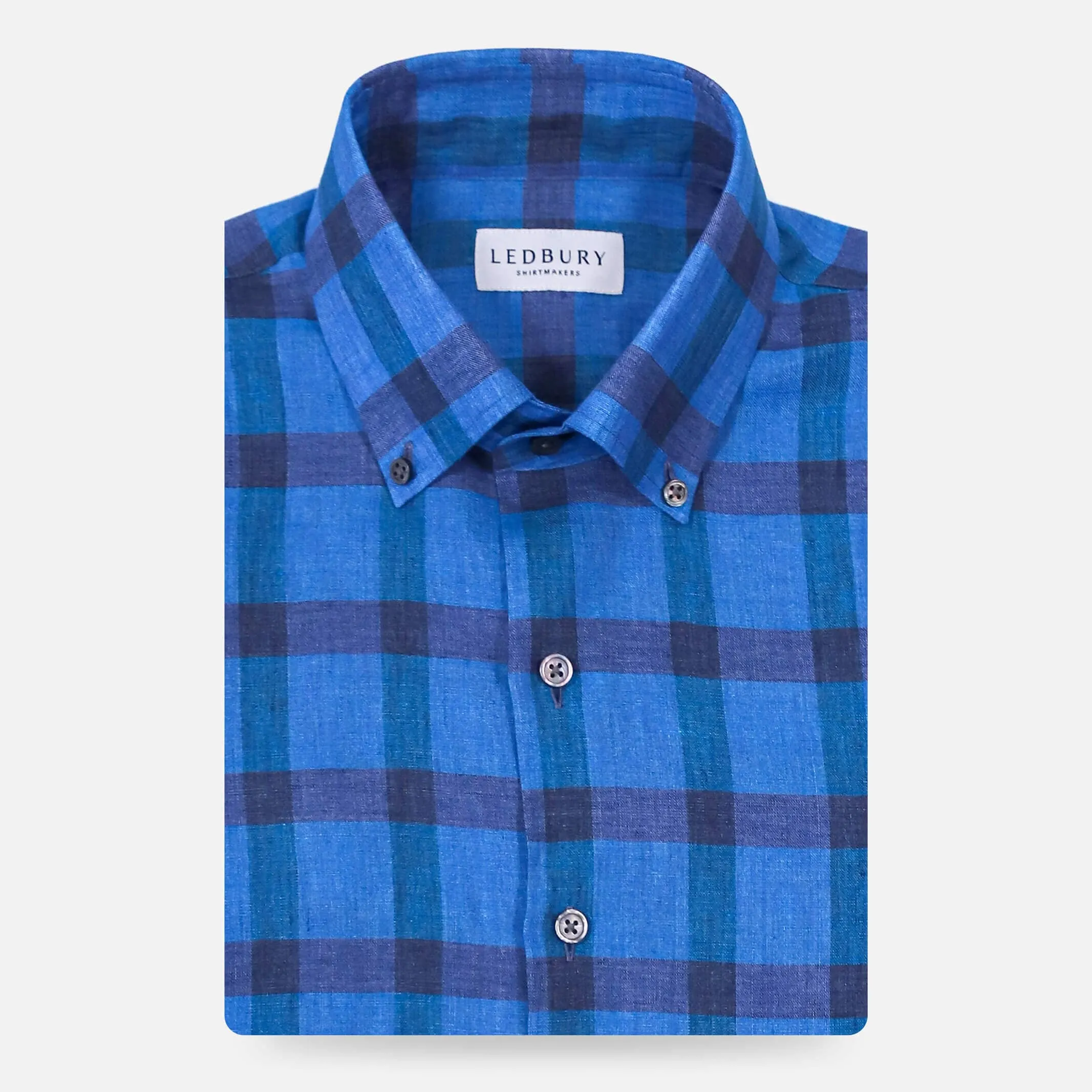 The Sapphire Reardon Linen Check Custom Shirt