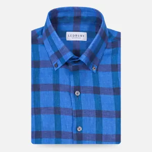 The Sapphire Reardon Linen Check Custom Shirt