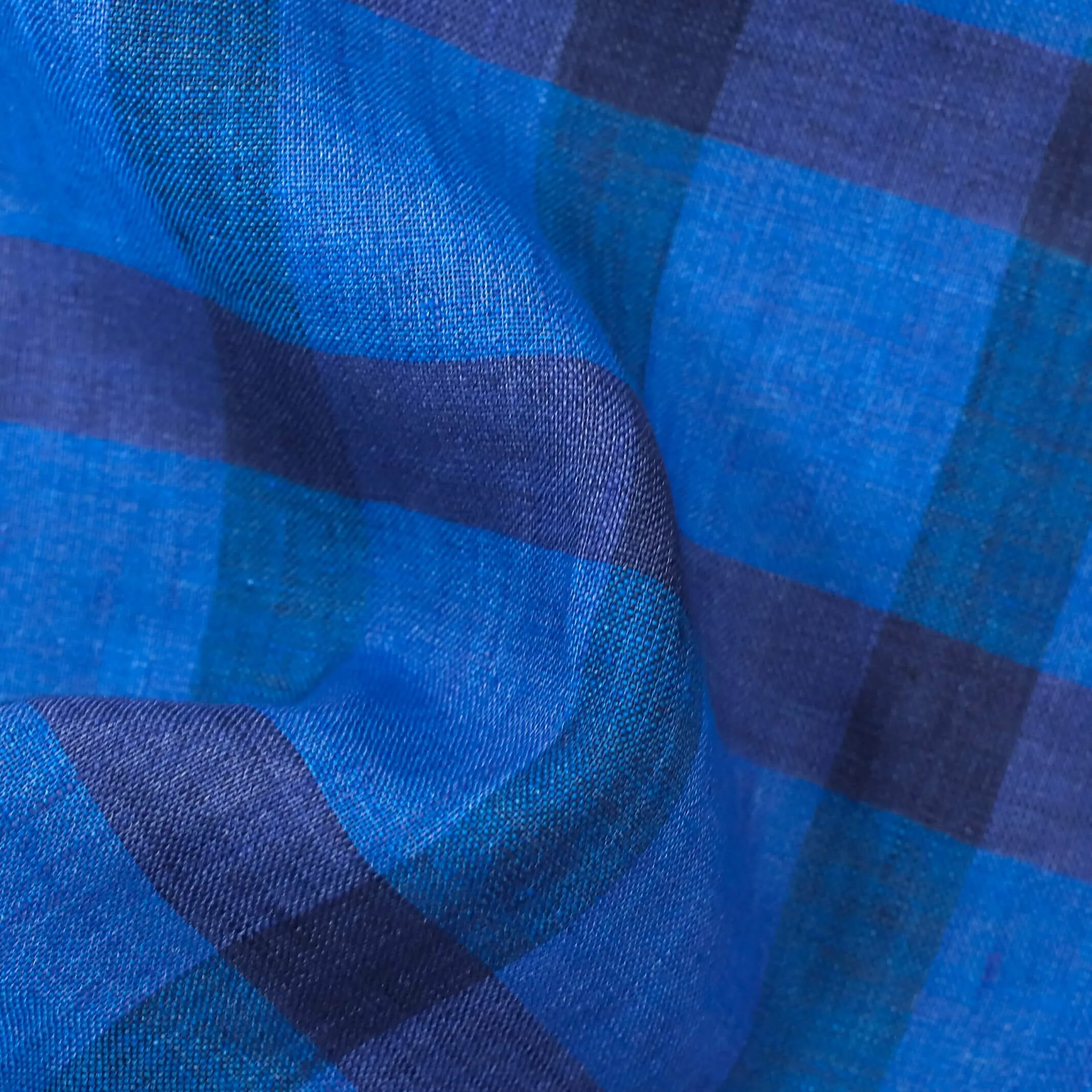 The Sapphire Reardon Linen Check Custom Shirt
