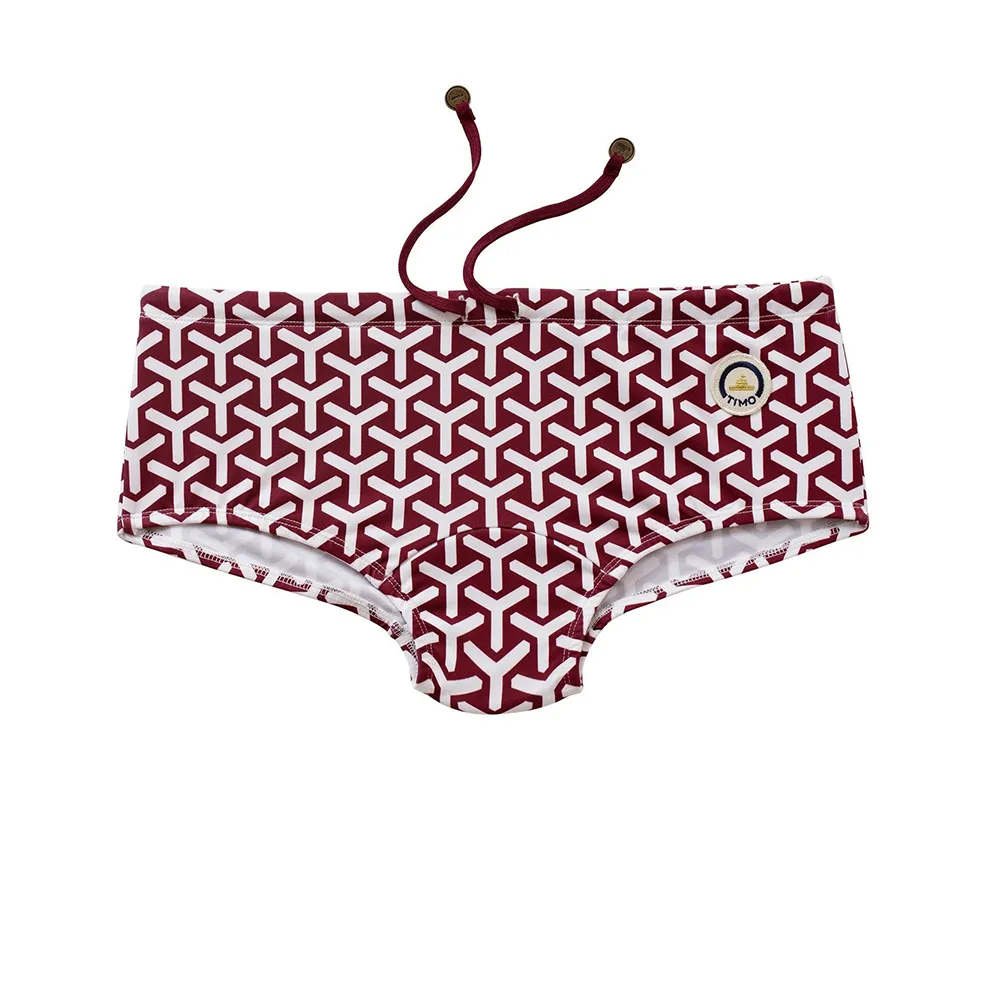 TIMO Trunks Briefs - Chevron Red