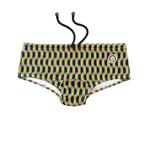 TIMO Trunks Briefs - Escher Yellow