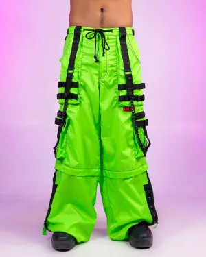 Tripp NYC Zip-Off Lime Space Out Pants