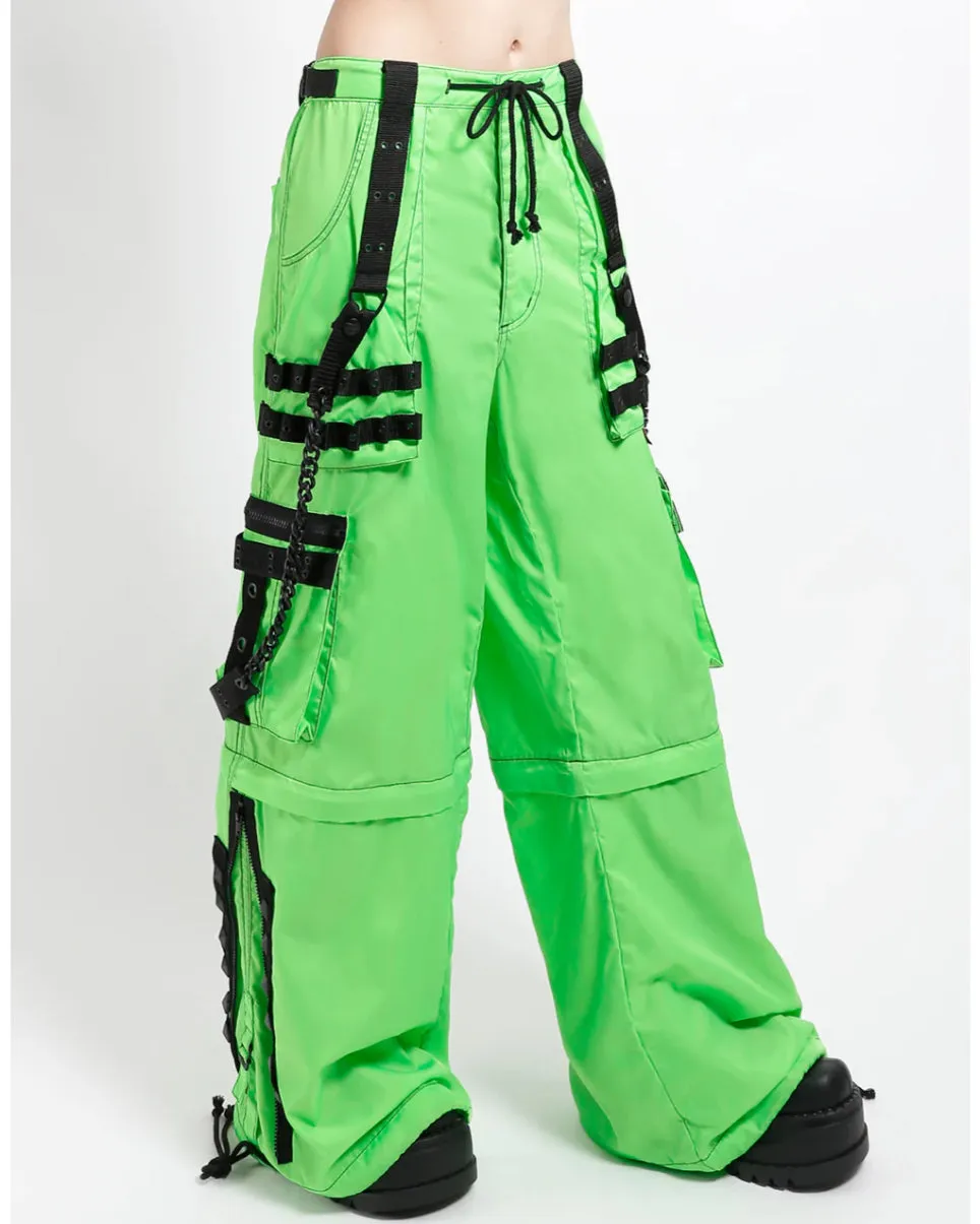Tripp NYC Zip-Off Lime Space Out Pants