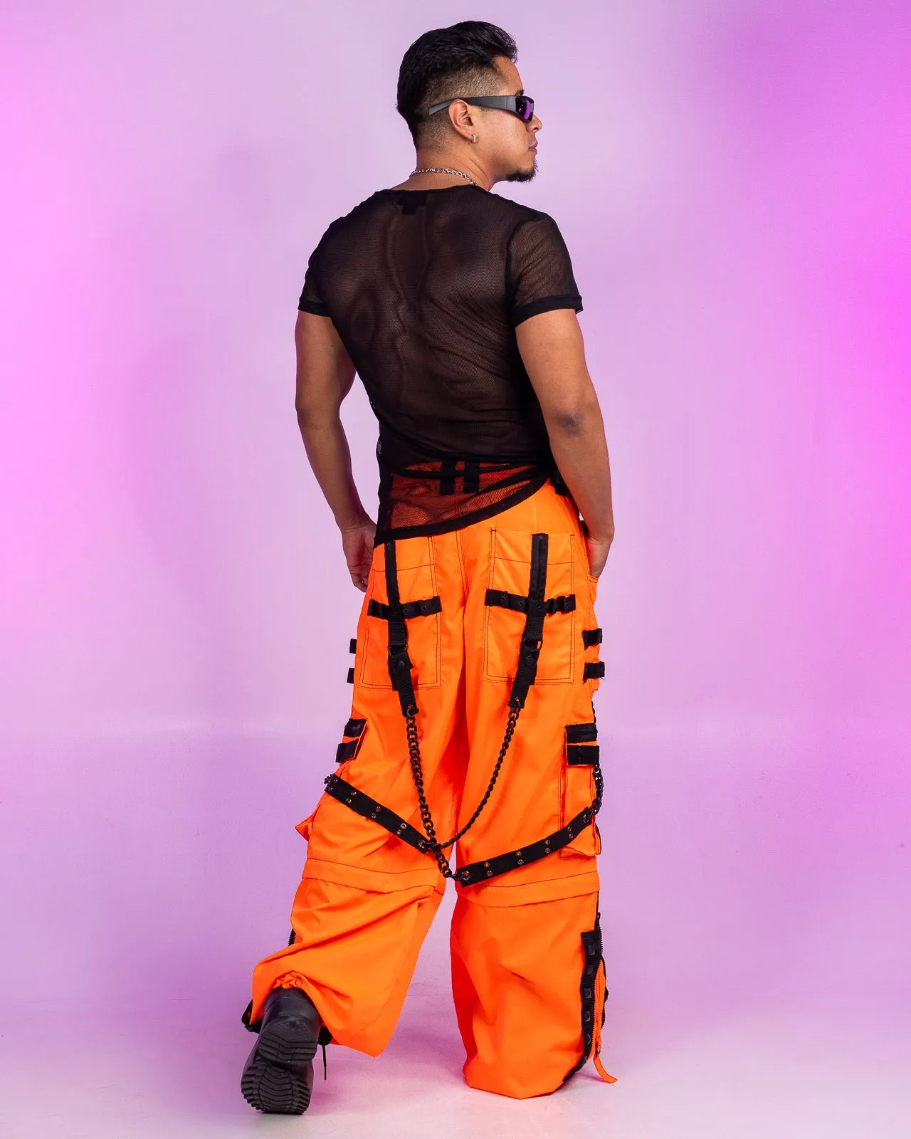 Tripp NYC Zip-Off Orange Space Out Pants