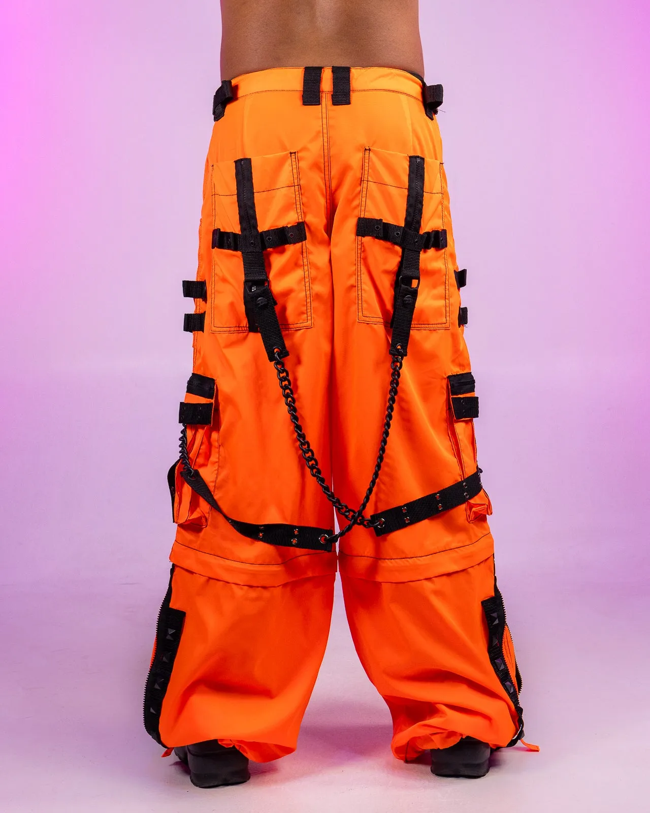 Tripp NYC Zip-Off Orange Space Out Pants