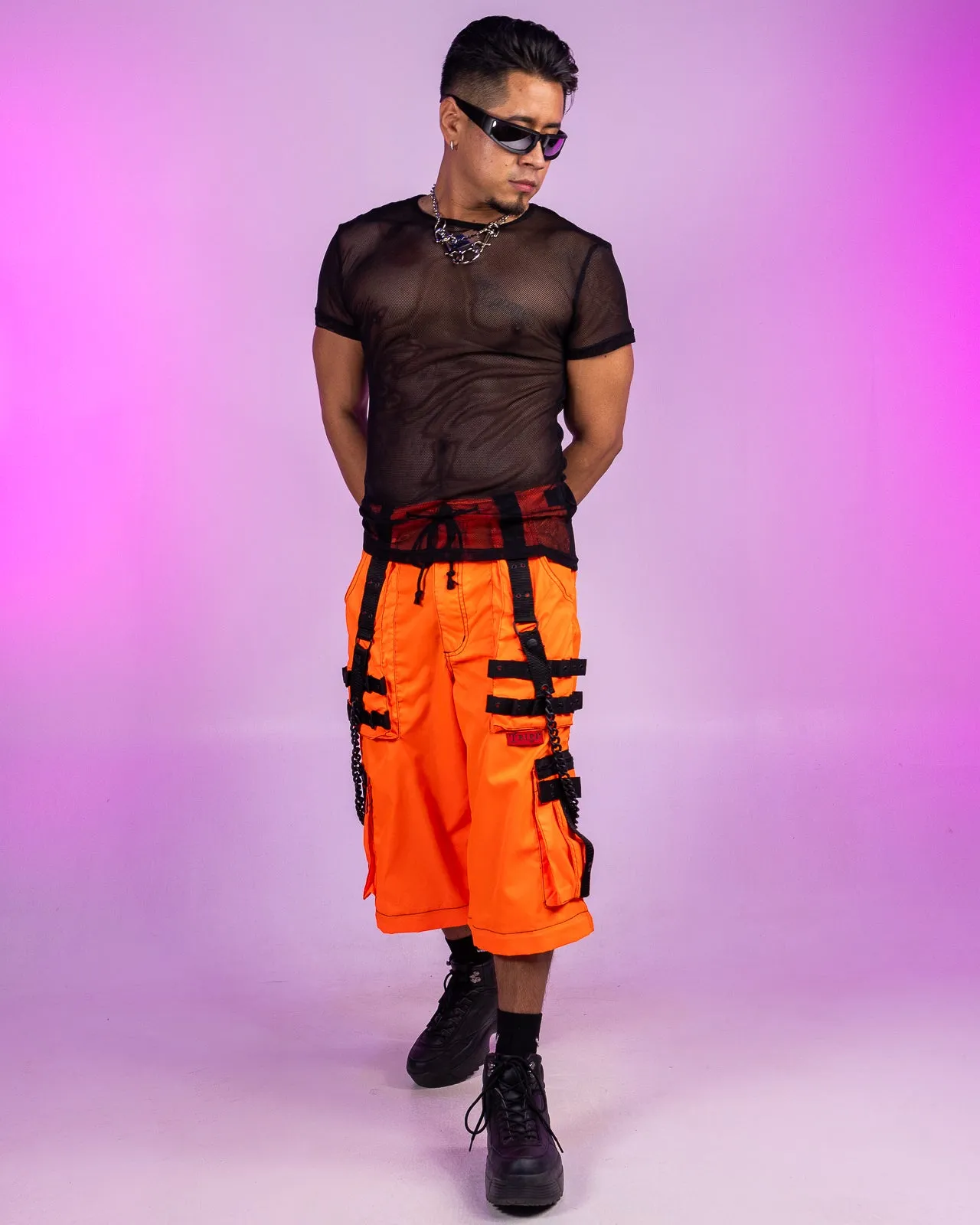 Tripp NYC Zip-Off Orange Space Out Pants
