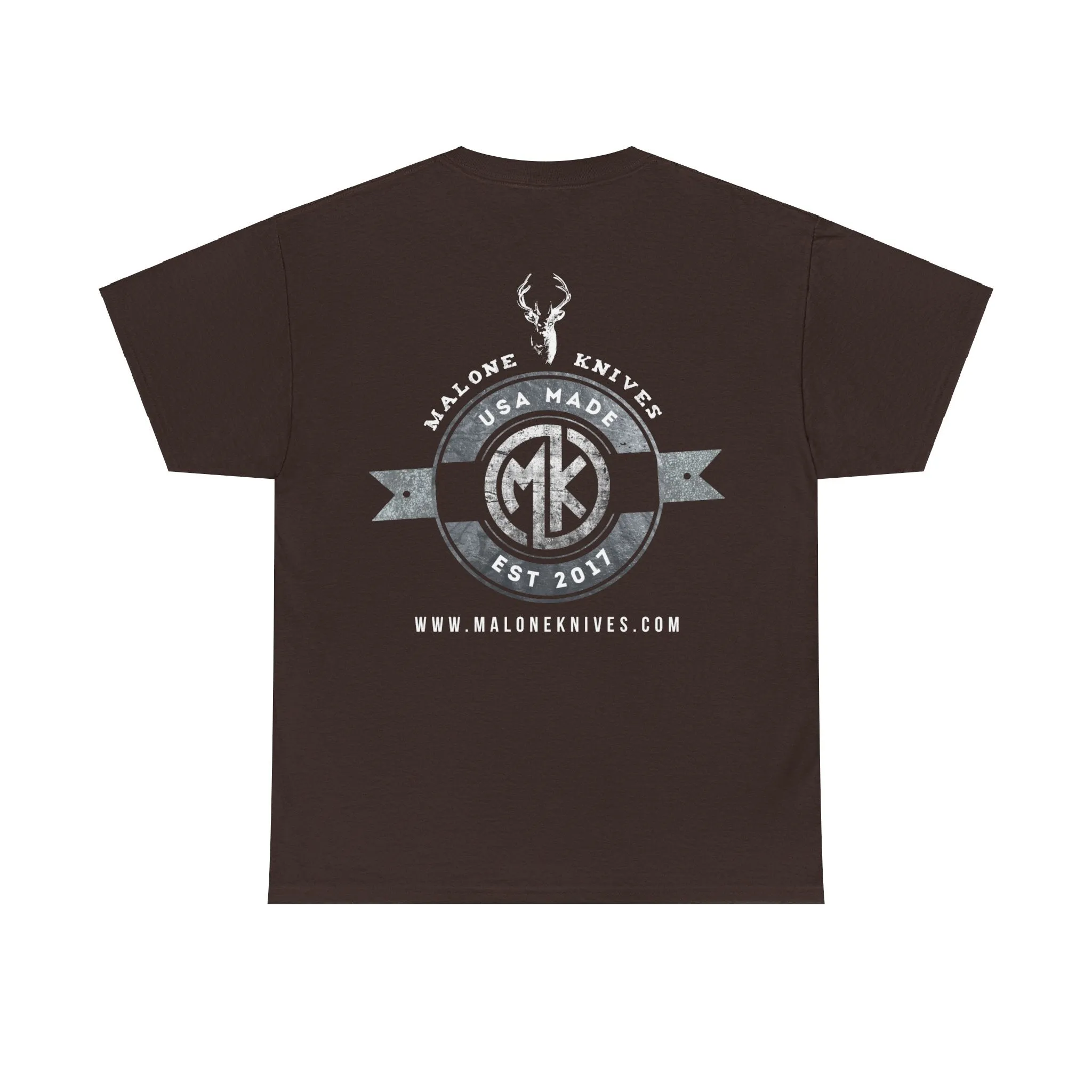 Unisex Heavy Cotton Tee - Antler Logo