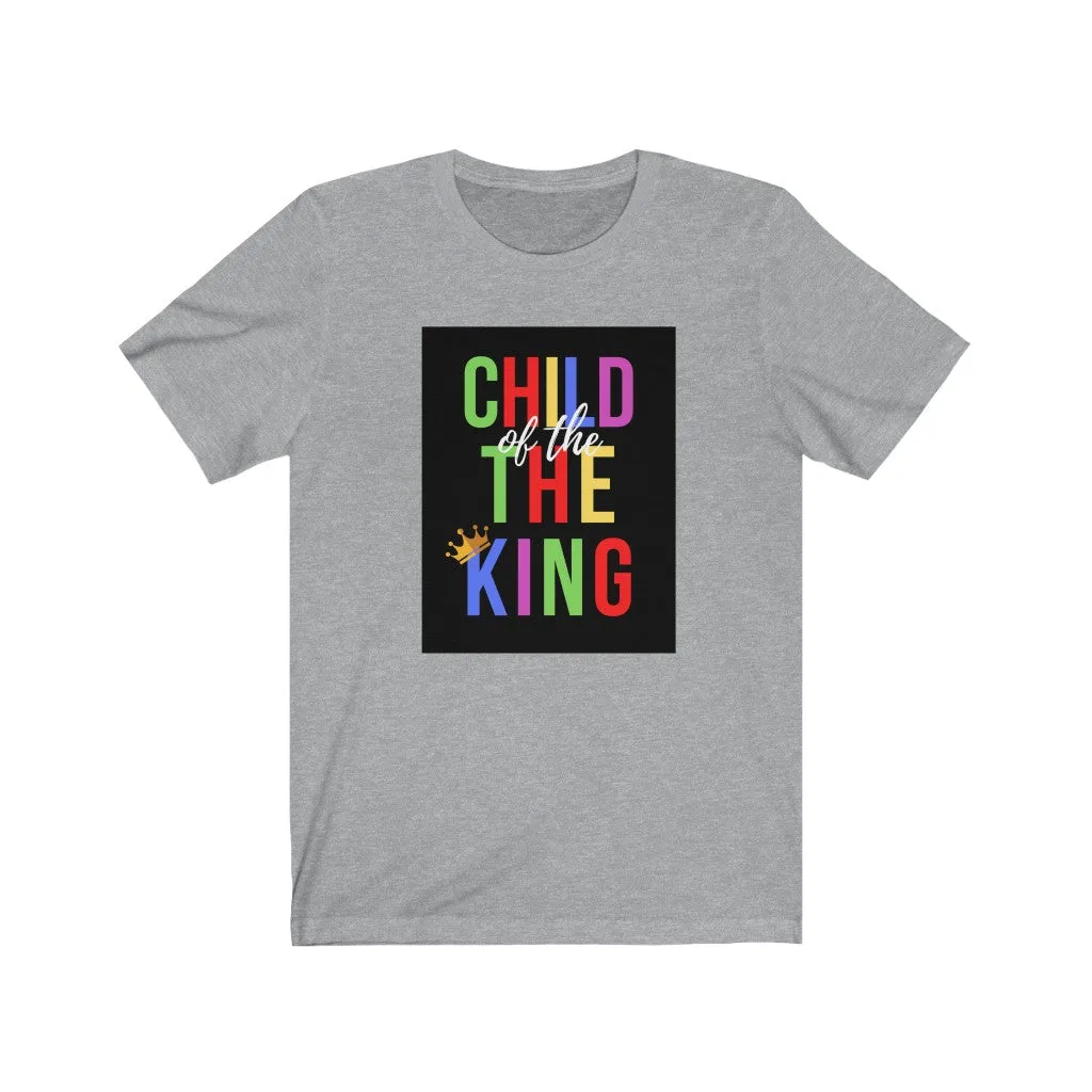 Unisex Jersey Short Sleeve Tee (Black Love Rocks Original Design - Child of the King)