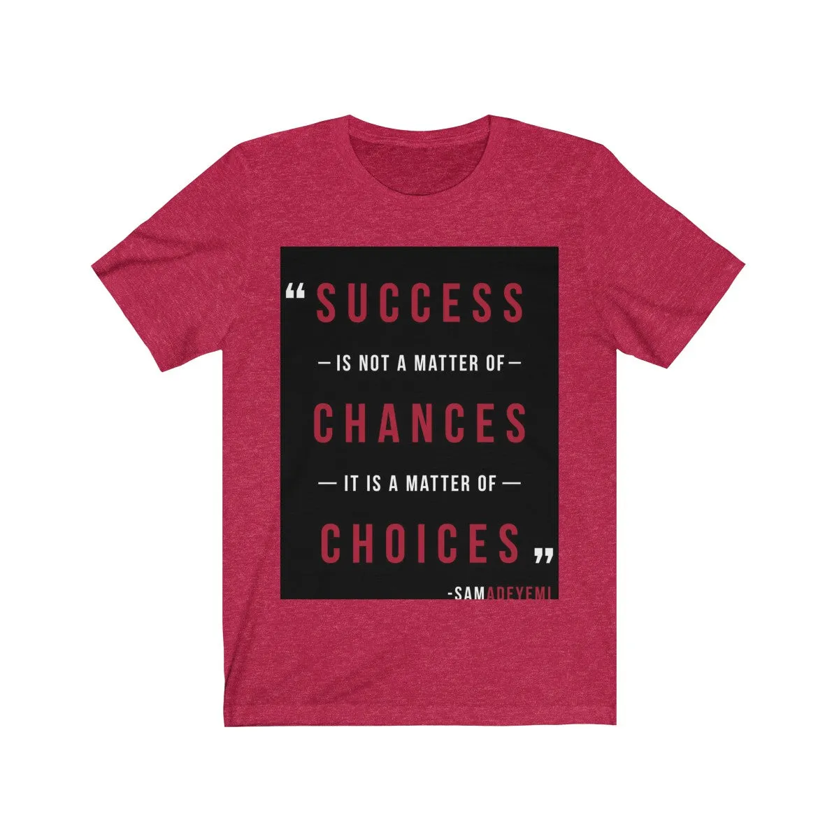 Unisex Jersey Short Sleeve Tee