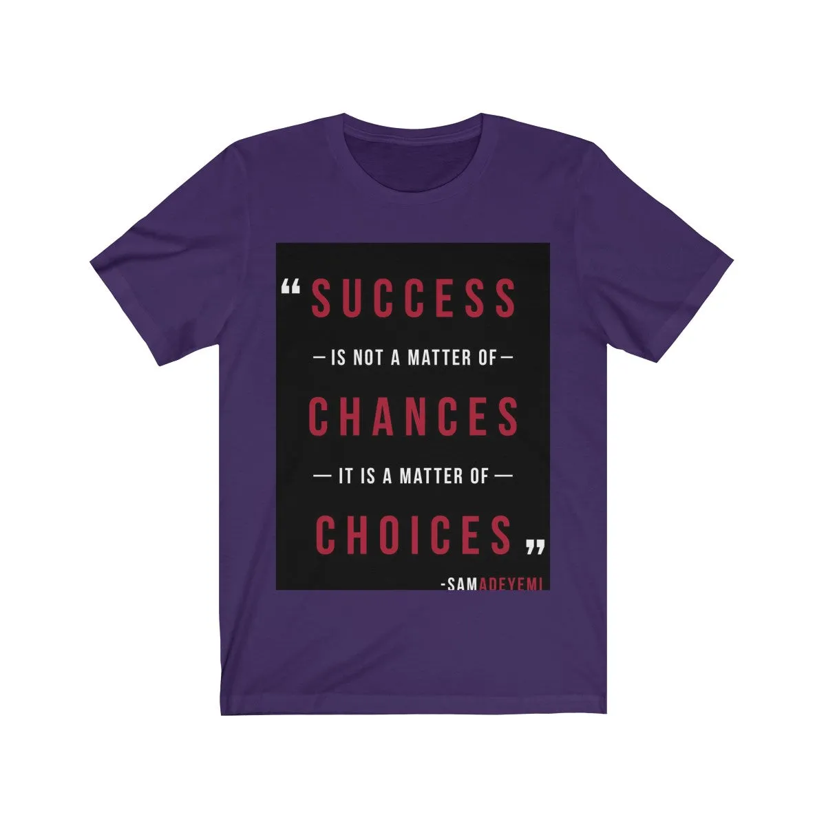 Unisex Jersey Short Sleeve Tee