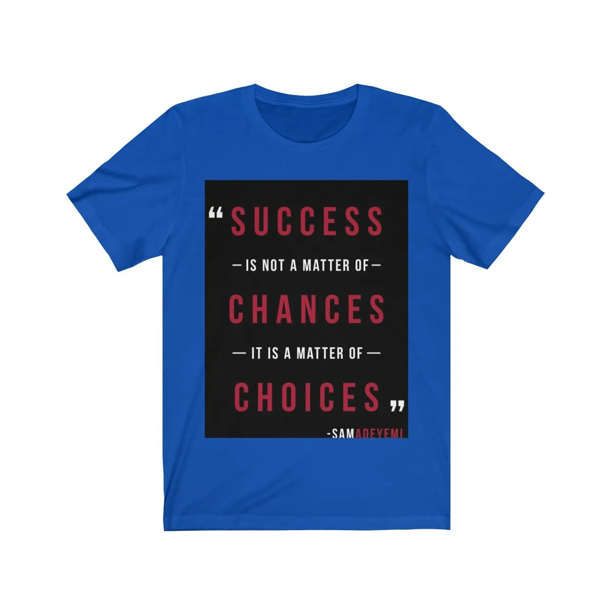 Unisex Jersey Short Sleeve Tee