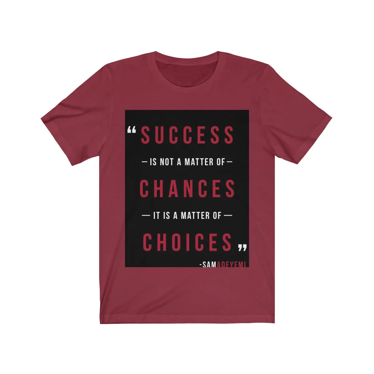 Unisex Jersey Short Sleeve Tee