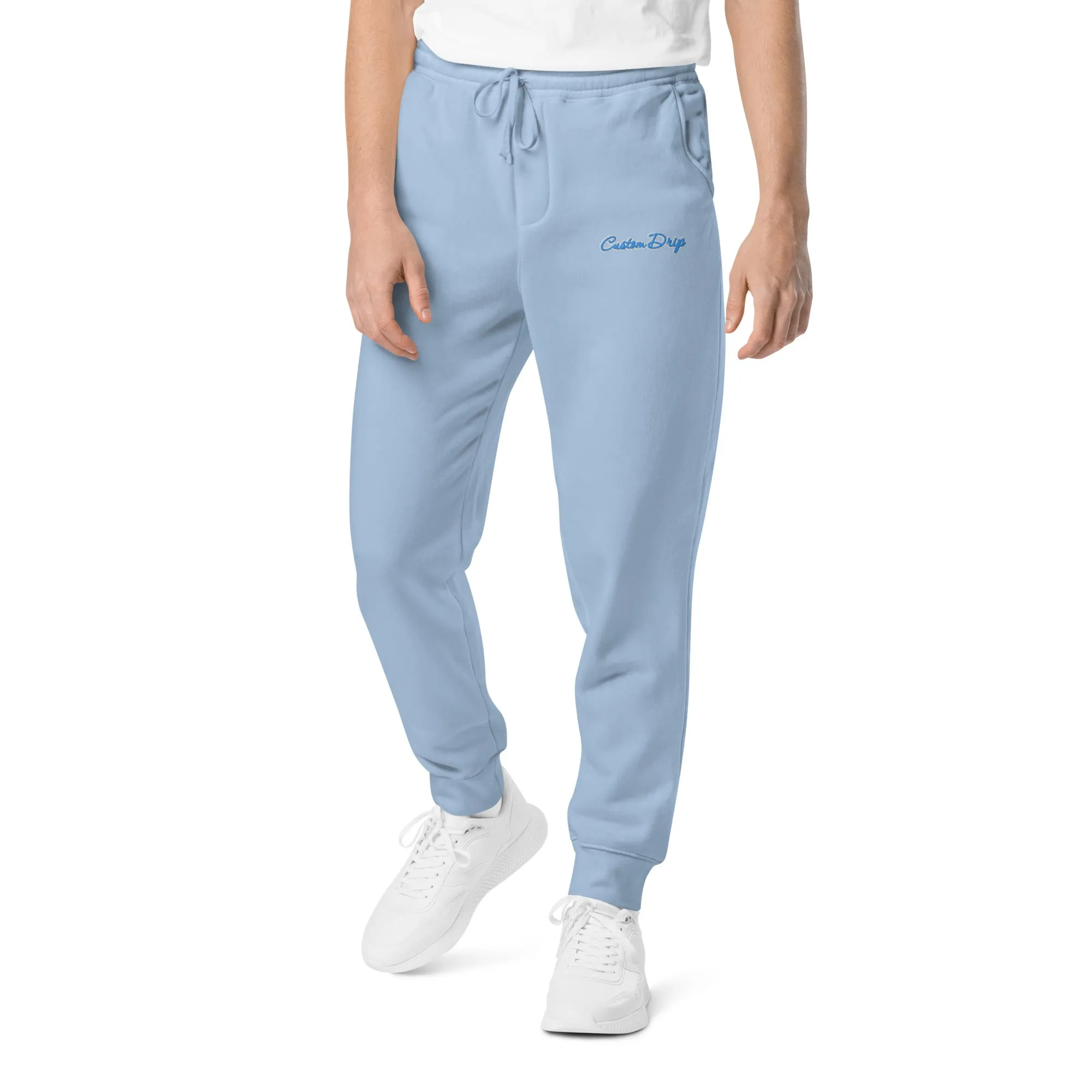 Unisex pigment-dyed Custom Drip sweatpants