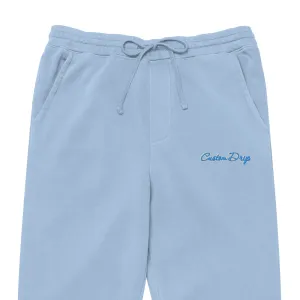 Unisex pigment-dyed Custom Drip sweatpants