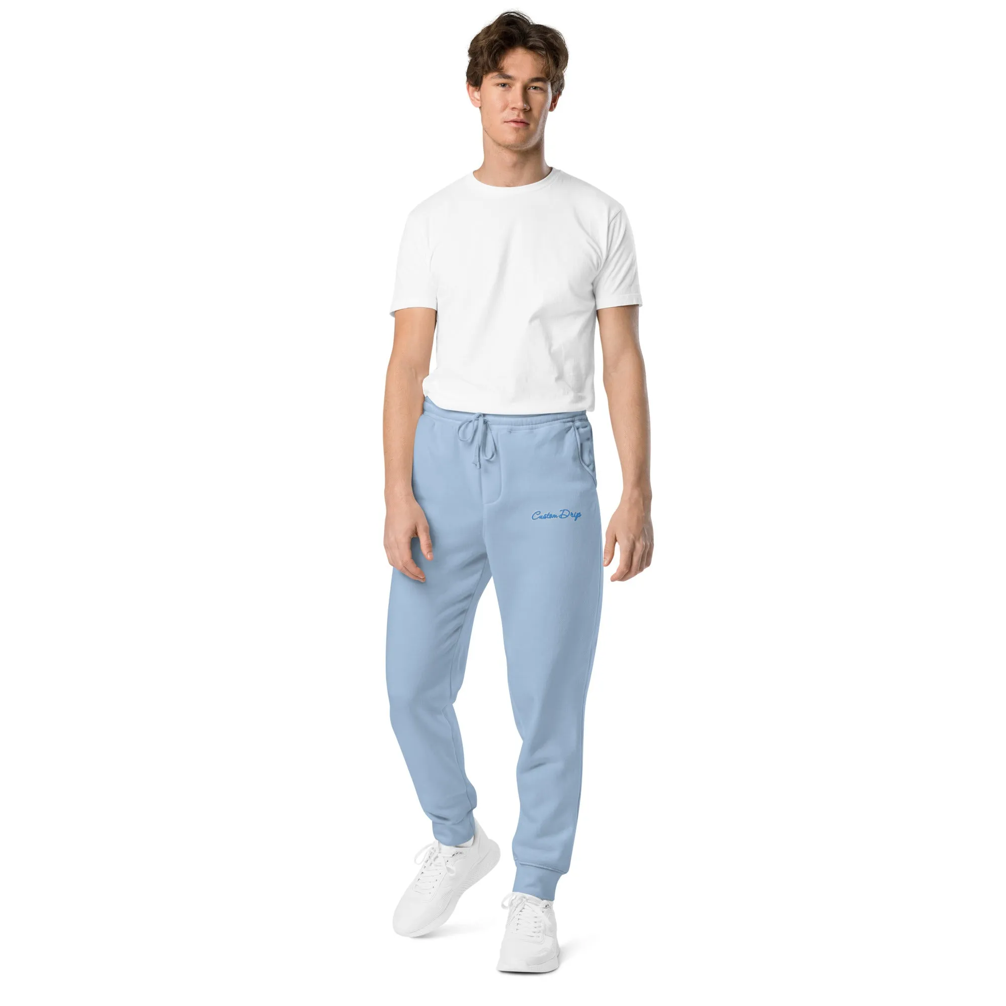 Unisex pigment-dyed Custom Drip sweatpants