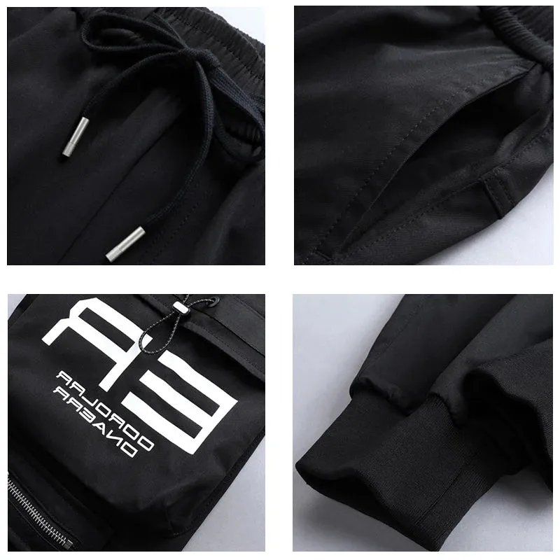 Urban Ribbons Cargo Joggers for Men