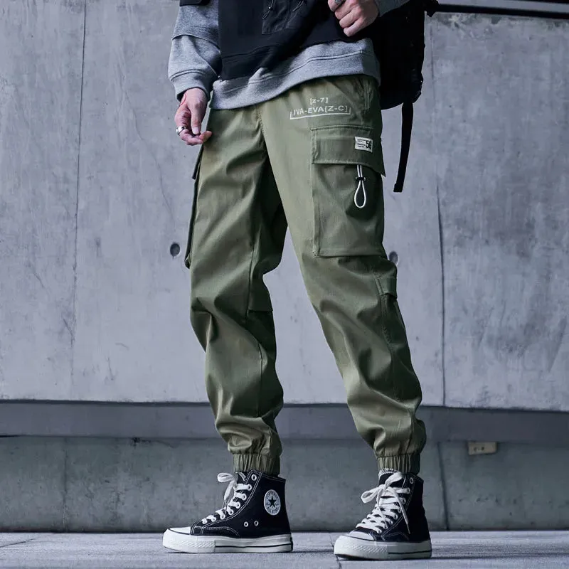 Urban Ribbons Cargo Joggers for Men