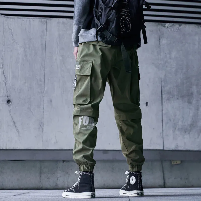 Urban Ribbons Cargo Joggers for Men