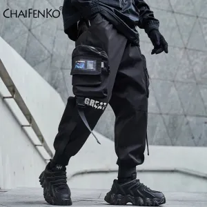 Urban Ribbons Cargo Joggers for Men