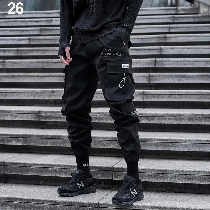 Urban Ribbons Cargo Joggers for Men