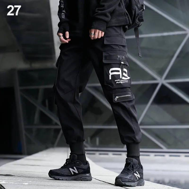 Urban Ribbons Cargo Joggers for Men