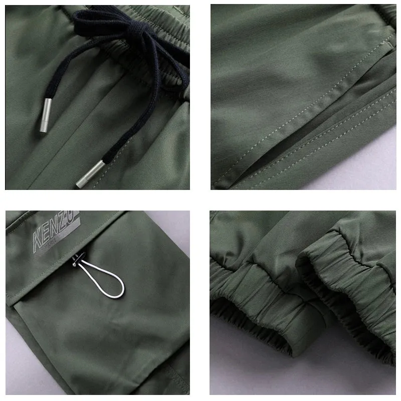 Urban Ribbons Cargo Joggers for Men