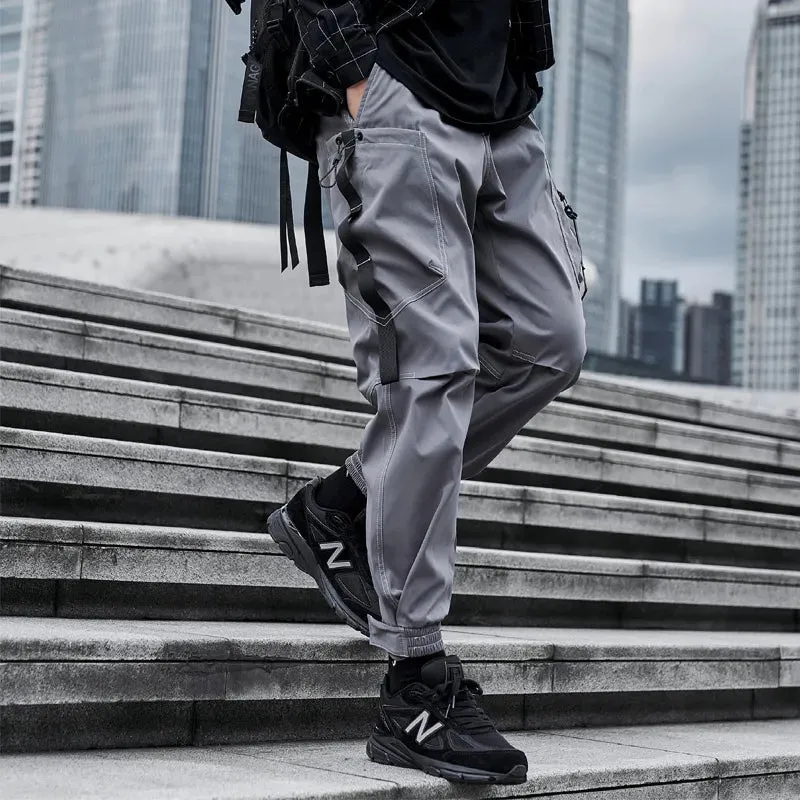 Urban Ribbons Cargo Joggers for Men