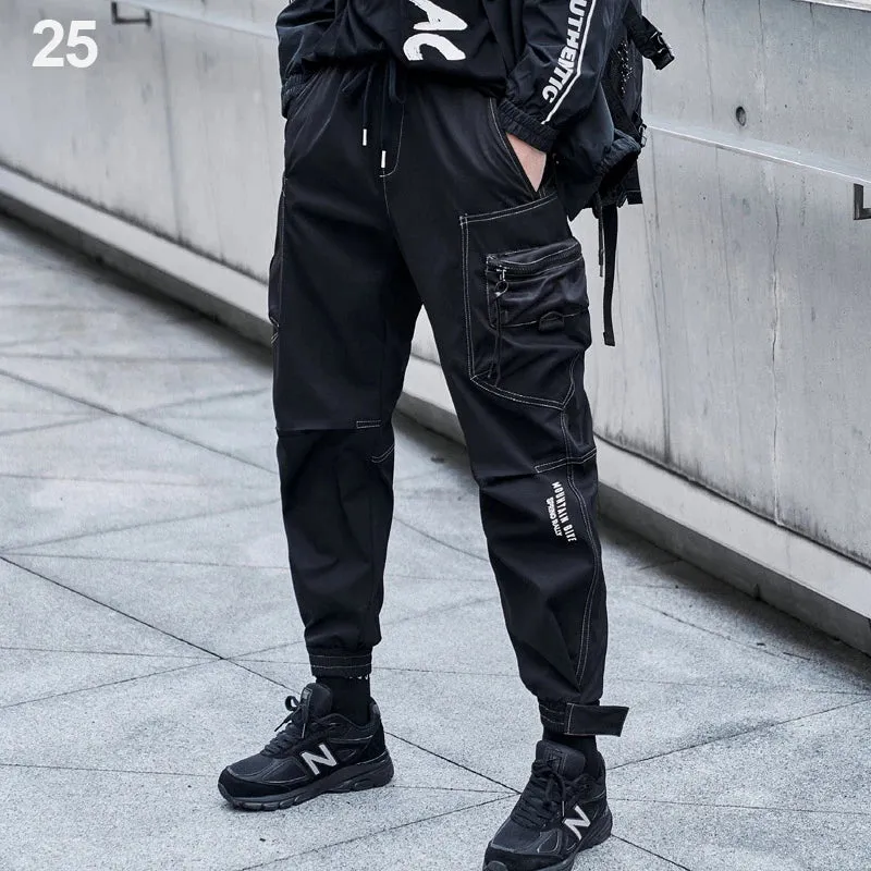 Urban Ribbons Cargo Joggers for Men