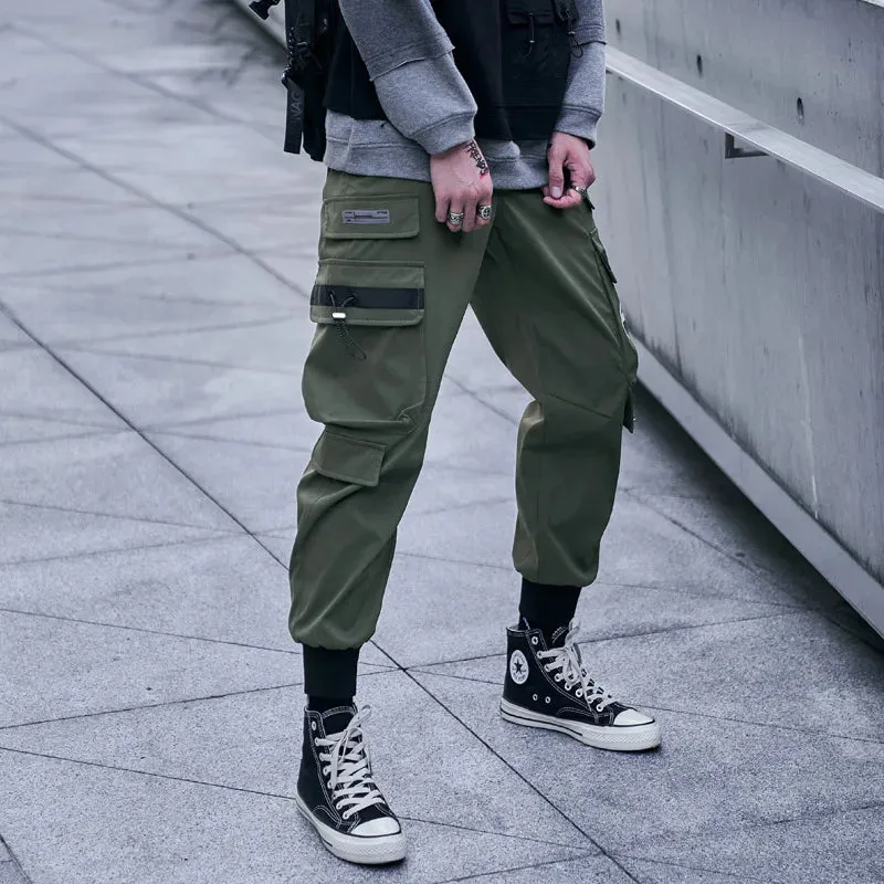 Urban Ribbons Cargo Joggers for Men