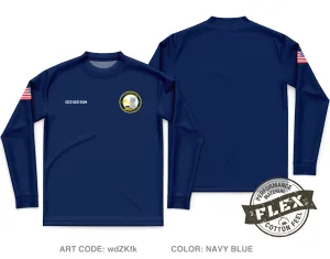 USCG Base Guam Core Men's LS Flex Performance Tee - wdZKfk