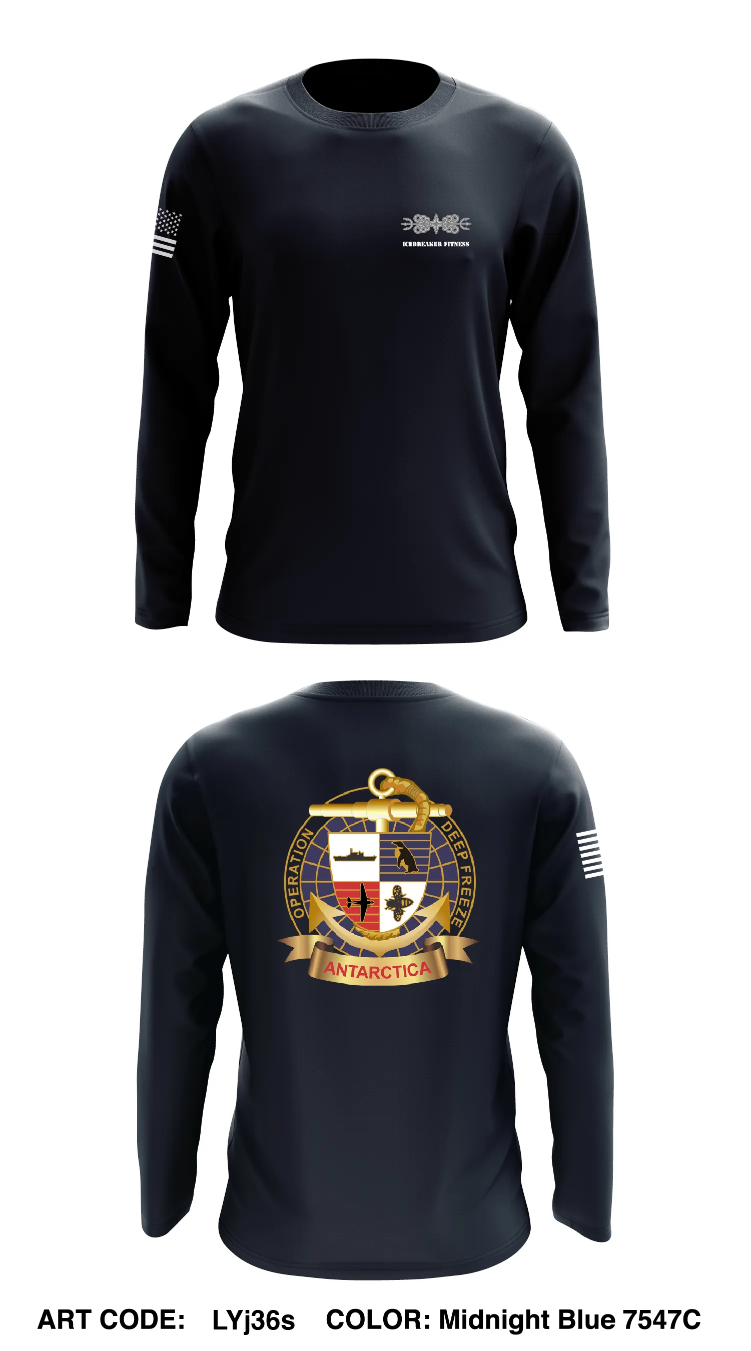 USCGC Polar Star (WAGB-10) Core Men's LS Performance Tee - LYj36s