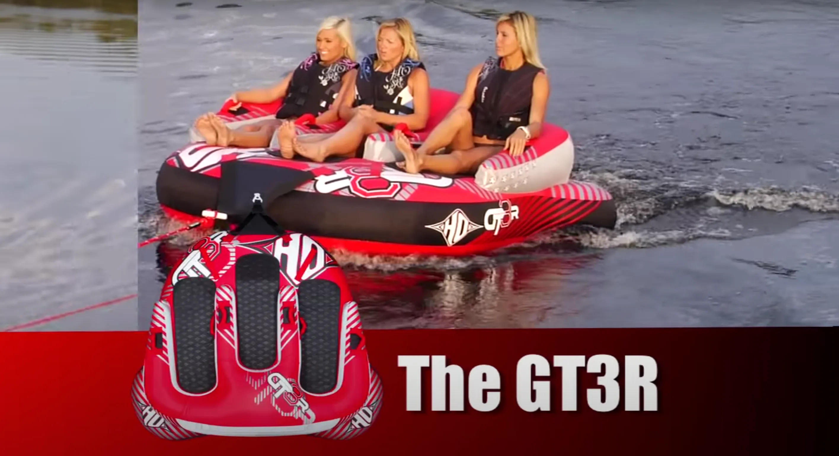 Used once! HO Sports GT3-R Towable, includes everything you need to tow as well as cover! Retails $500 