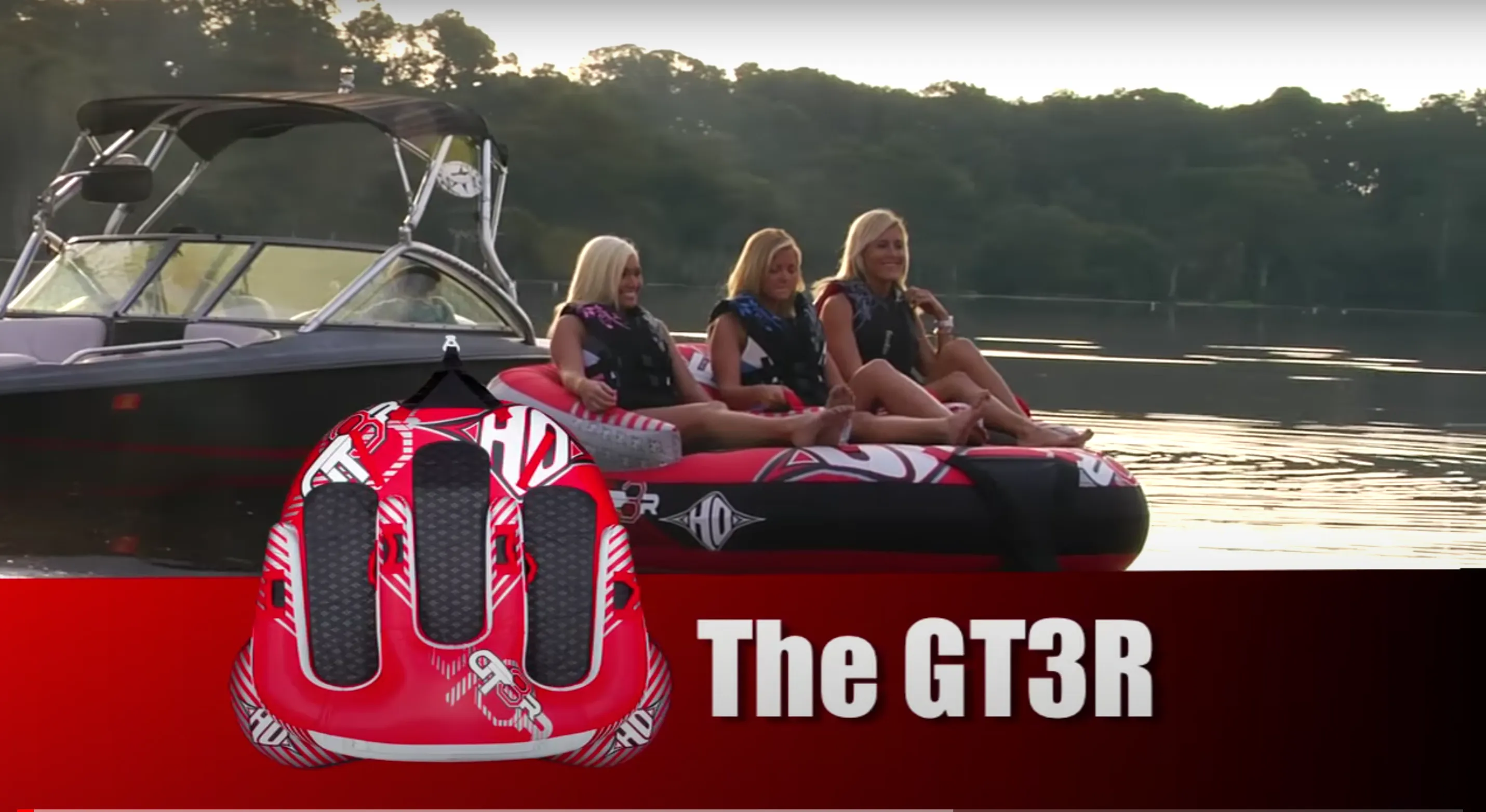 Used once! HO Sports GT3-R Towable, includes everything you need to tow as well as cover! Retails $500 