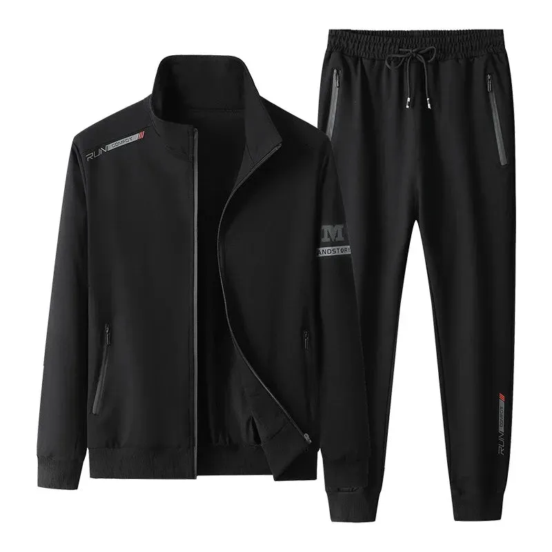 Versatile 2-Piece Joggers Tracksuit for Men 7XL