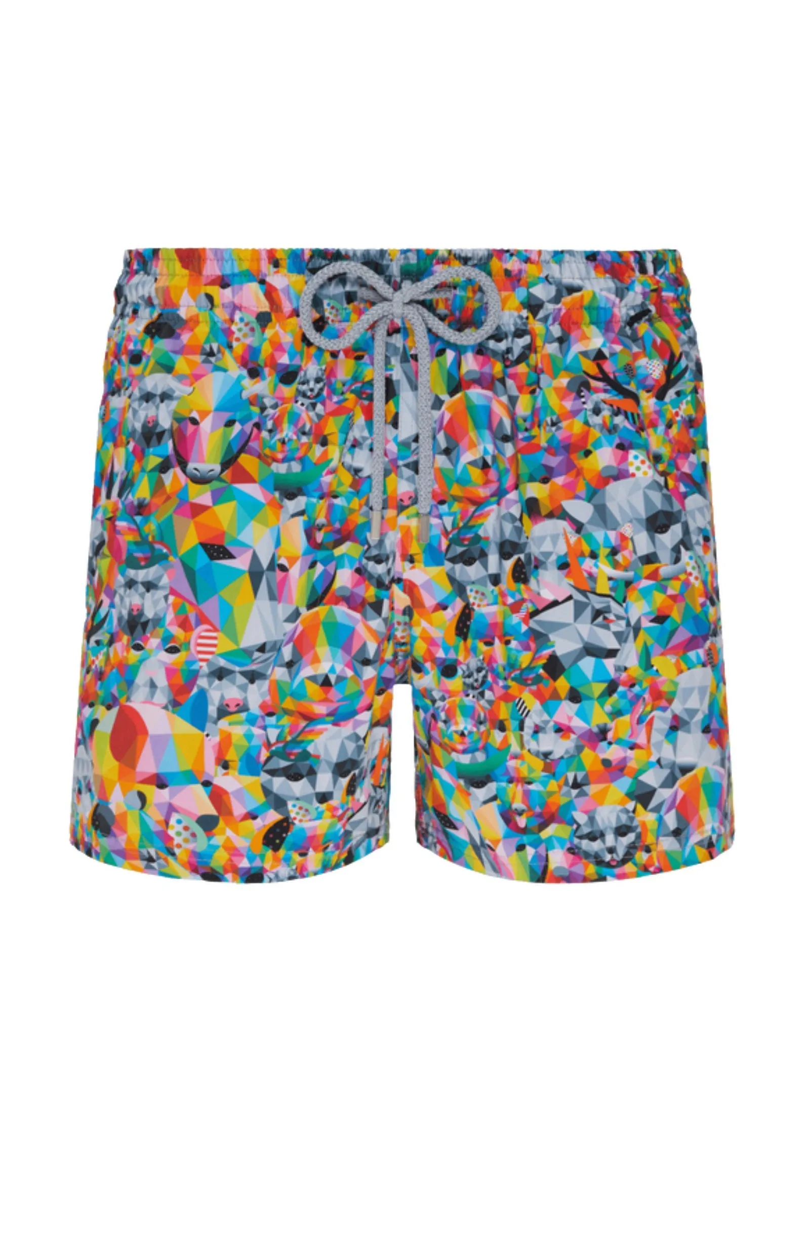 VILEBREQUIN Men Stretch Swim Shorts Animals - Okuda San Miguel